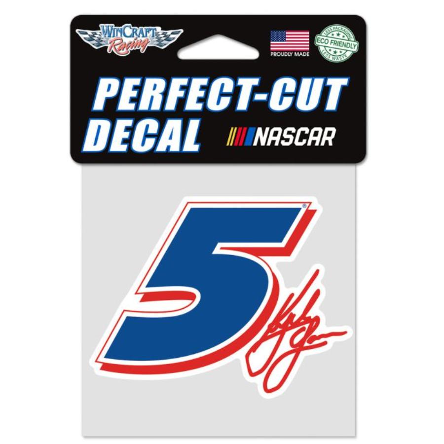 Kyle Larson #5 Blue - 4x4 Die Cut Decal
