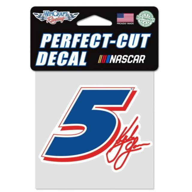 Kyle Larson #5 Blue - 4x4 Die Cut Decal
