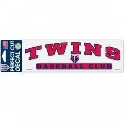 Minnesota Twins Baseball Club - 3x10 Die Cut Decal