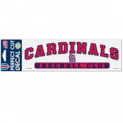 St. Louis Cardinals Baseball Club - 3x10 Die Cut Decal