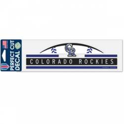 Colorado Rockies - 3x10 Die Cut Decal