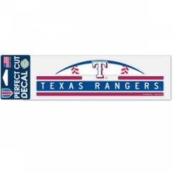 Texas Rangers - 3x10 Die Cut Decal