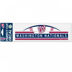 Washington Nationals - 3x10 Die Cut Decal