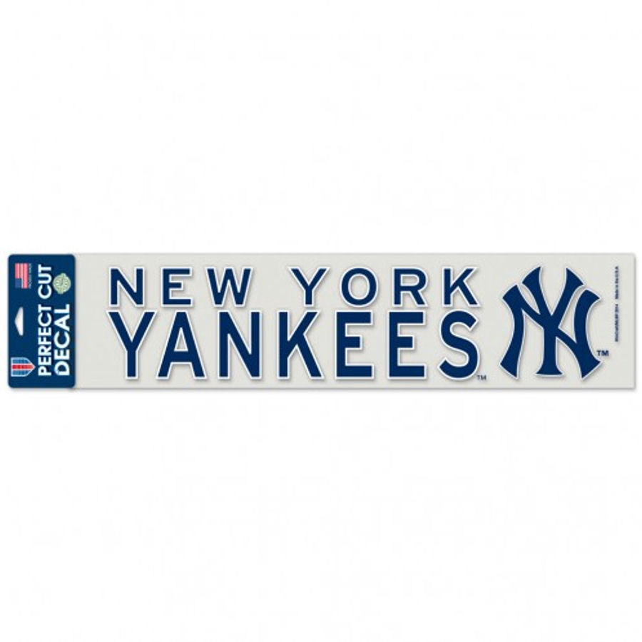 New York Yankees 4x17 Die Cut Decal at Sticker Shoppe