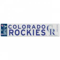 Colorado Rockies - 4x16 Die Cut Decal