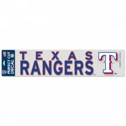 Texas Rangers - 4x16 Die Cut Decal