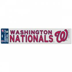 Washington Nationals - 4x16 Die Cut Decal