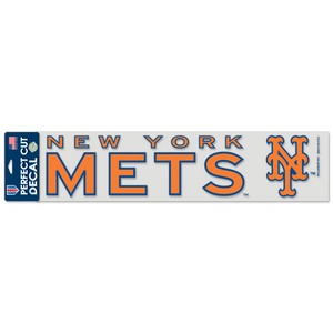New York Mets - 4x17 Die Cut Decal at Sticker Shoppe
