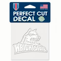 Wright State University Raiders - 4x4 White Die Cut Decal