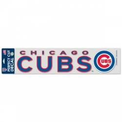 Chicago Cubs - 4x16 Die Cut Decal