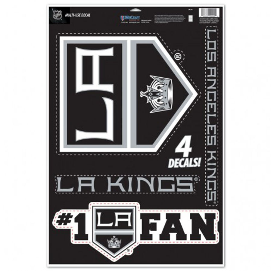 Los Angeles Kings Set of 4 Ultra Decals at Sticker Shoppe