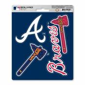 Atlanta Braves - Set Of 3 Sticker Sheet