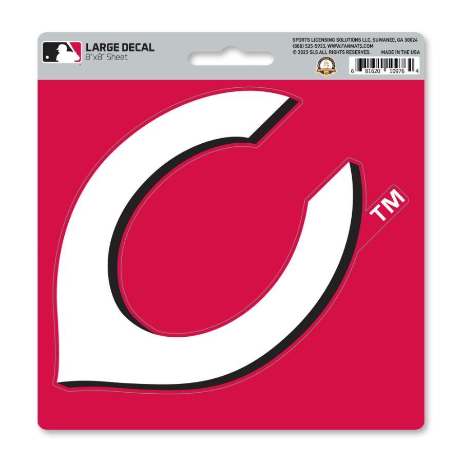 Cincinnati Reds - 8x8 Vinyl Sticker at Sticker Shoppe