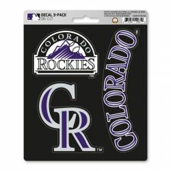 Colorado Rockies - Set Of 3 Sticker Sheet