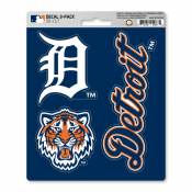 Detroit Tigers - Set Of 3 Sticker Sheet