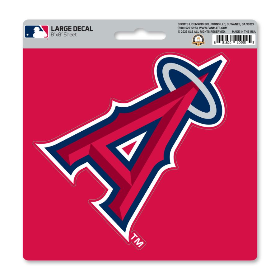 Los Angeles Angels Vinyl Sticker 8x8 at Sticker Shoppe