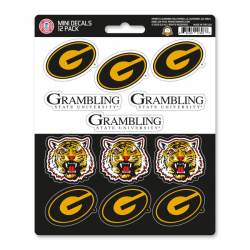 Grambling State University Tigers - Set Of 12 Sticker Sheet