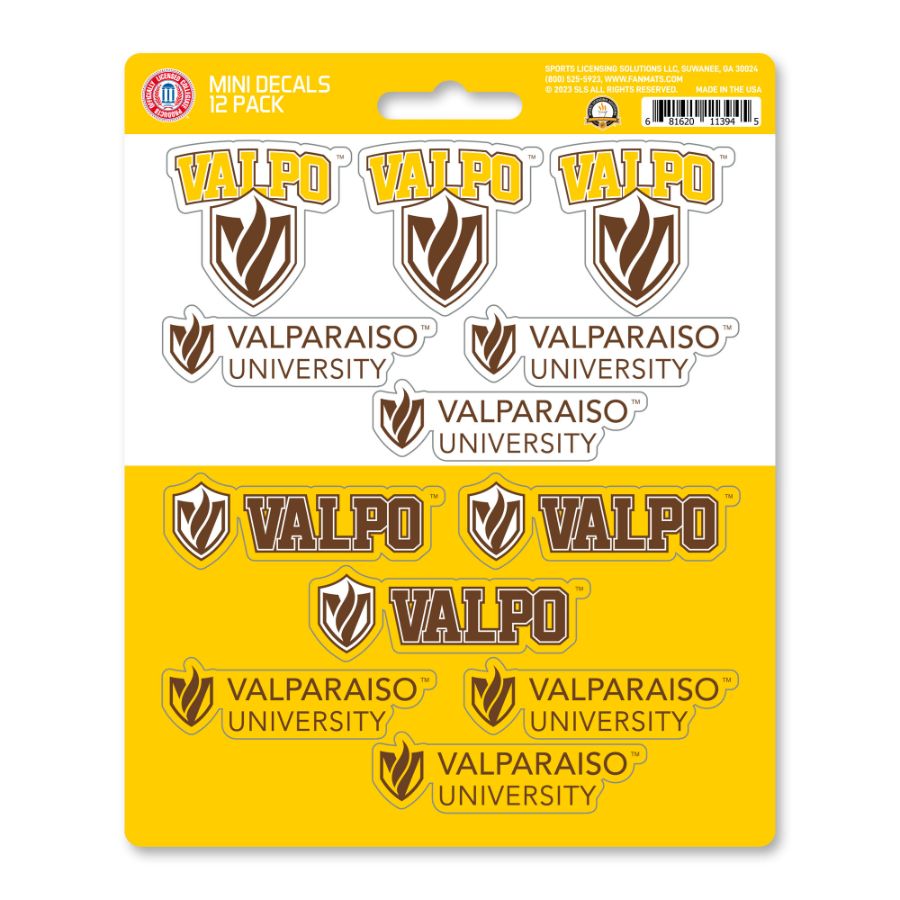 Valparaiso University NCAA Sticker Pack – Vinyl Decals For Laptop, Water Bottle, Car & Scrapbook (4-Inch Set) - View #10