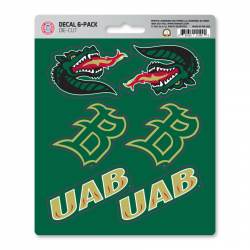 University Of Alabama At Birmingham Blazers UAB - Set Of 6 Sticker Sheet