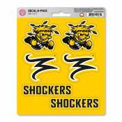 Wichita State University Shockers - Set Of 6 Sticker Sheet