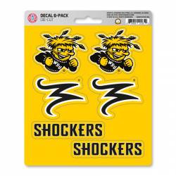 Wichita State University Shockers - Set Of 6 Sticker Sheet