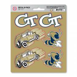 Georgia Tech Yellow Jackets - Set Of 6 Sticker Sheet