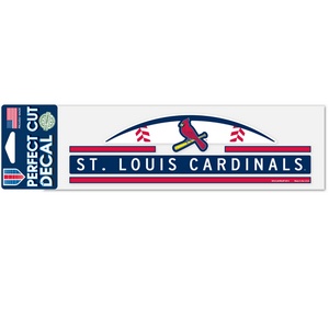 St. Louis Cardinals - 3x10 Die Cut Decal at Sticker Shoppe