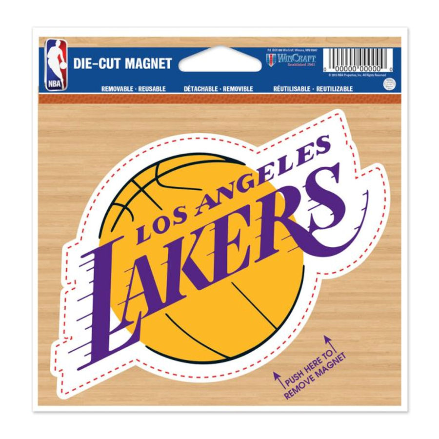 Los Angeles Lakers Logo - 4.5" Die Cut Logo Magnet