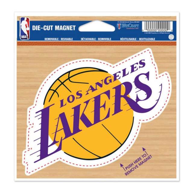 Los Angeles Lakers Logo - 4.5" Die Cut Logo Magnet