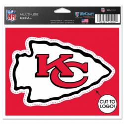 Kansas City Chiefs - 4.5x5.75 Die Cut Ultra Decal