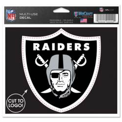 Las Vegas Raiders Helmet Decal Approx 4.5 x 3.5 inches