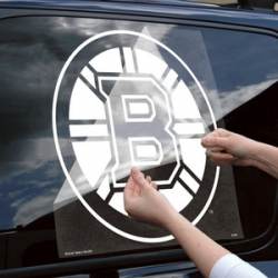 Boston Bruins - 18x18 White Die Cut Decal
