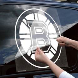 Wincraft NHL Boston Bruins 85638010 Perfect Cut Color Decal, 8 x 8, Black