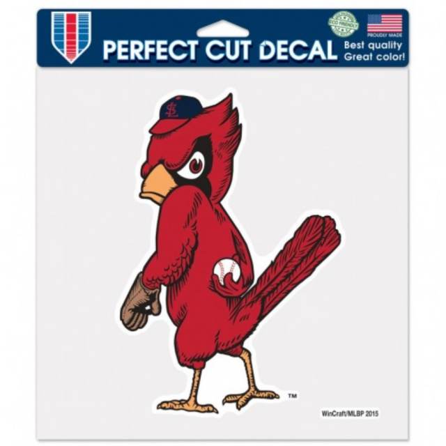 St. Louis Cardinals Retro Logo - 8x8 Full Color Die Cut Decal at