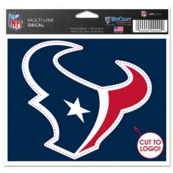 Houston Texans - 4.5x5.75 Die Cut Ultra Decal