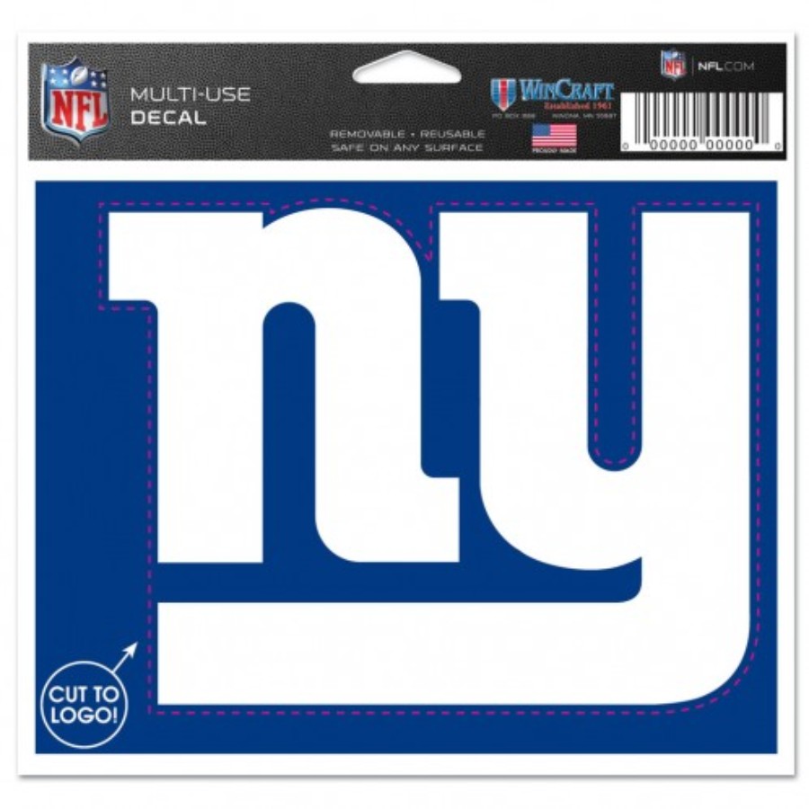 New York Giants 4.5x5.75 Die Cut Ultra Decal at Sticker Shoppe