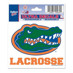 University Of Florida Gators Lacrosse - 3x4 Ultra Decal