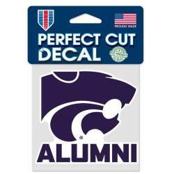 Kansas State Wildcats Alumni - 4x4 Die Cut Decal