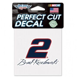 Brad Keselowski #2 - 4x4 Die Cut Decal