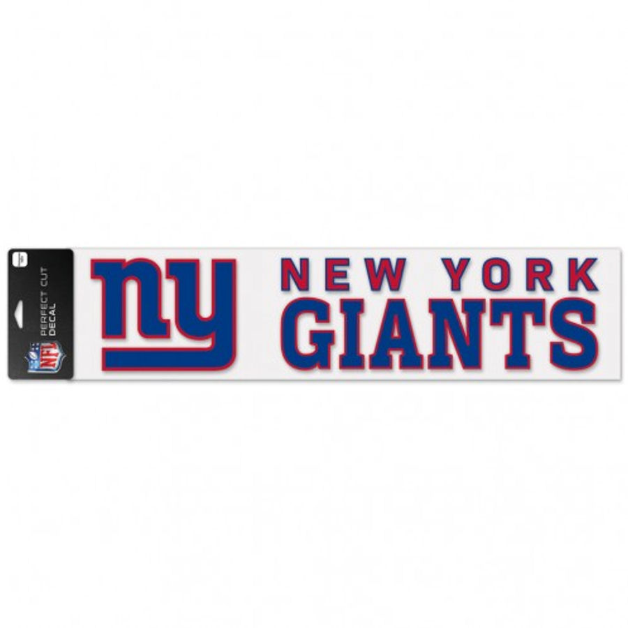 New York Giants 4x17 Die Cut Decal at Sticker Shoppe
