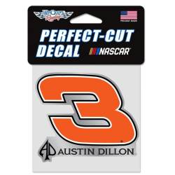 Austin Dillon Orange AD #3 - 4x4 Die Cut Decal