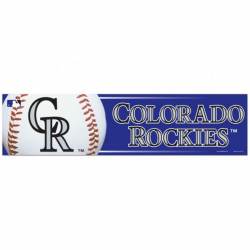 Colorado Rockies - 3x12 Bumper Sticker Strip