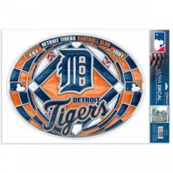 Detroit Tigers - Stained Glass 11x17 Ultra Decal