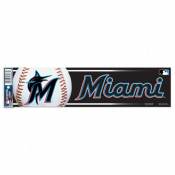 Miami Marlins 2019-Present Logo - 3x12 Bumper Sticker Strip