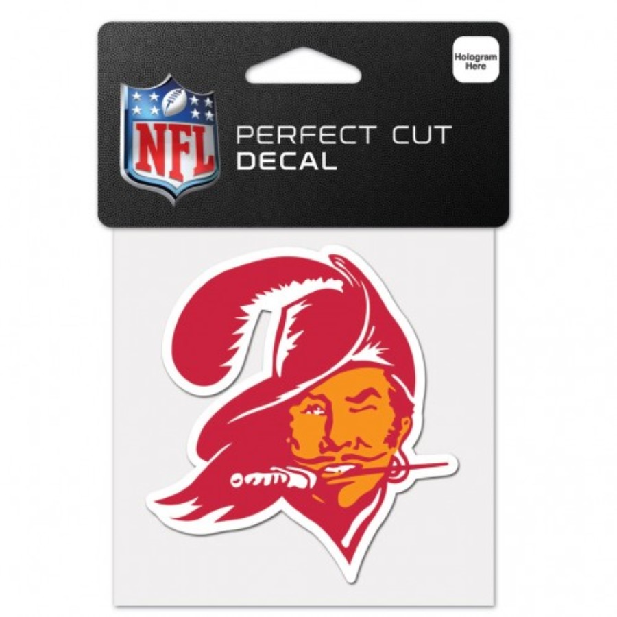 Tampa Bay Buccaneers Retro Logo - 4x4 Die Cut Decal