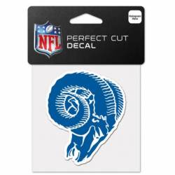Los Angeles Rams Retro Logo - 4x4 Die Cut Decal