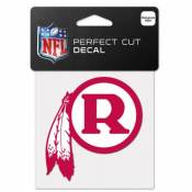Washington Redskins Retro Logo - 4x4 Die Cut Decal