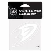 Anaheim Ducks Logo - 4x4 White Die Cut Decal