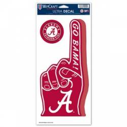 University of Alabama Crimson Tide - Finger Ultra Decal 2 Pack