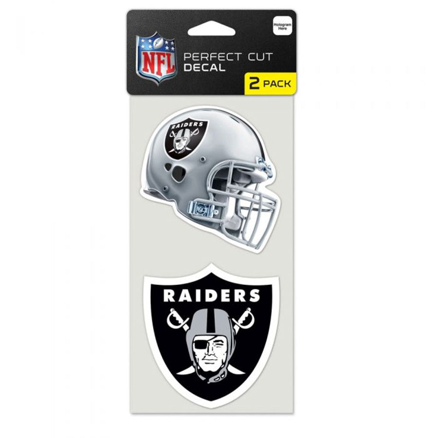 Las Vegas Raiders - Set of Two 4x4 Die Cut Decals